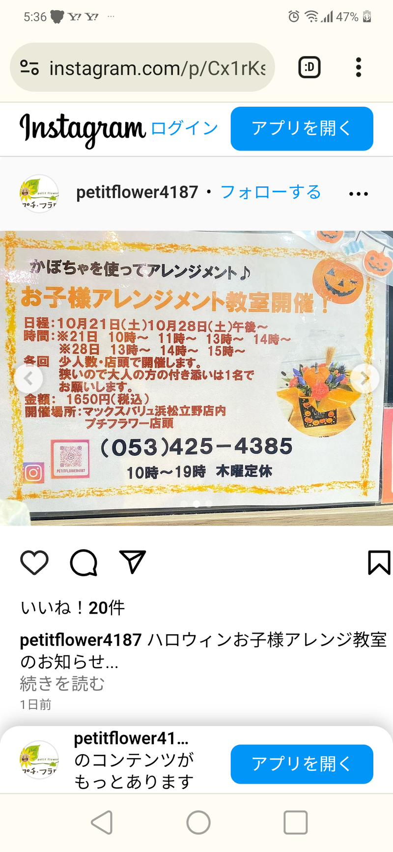 プチフラワー