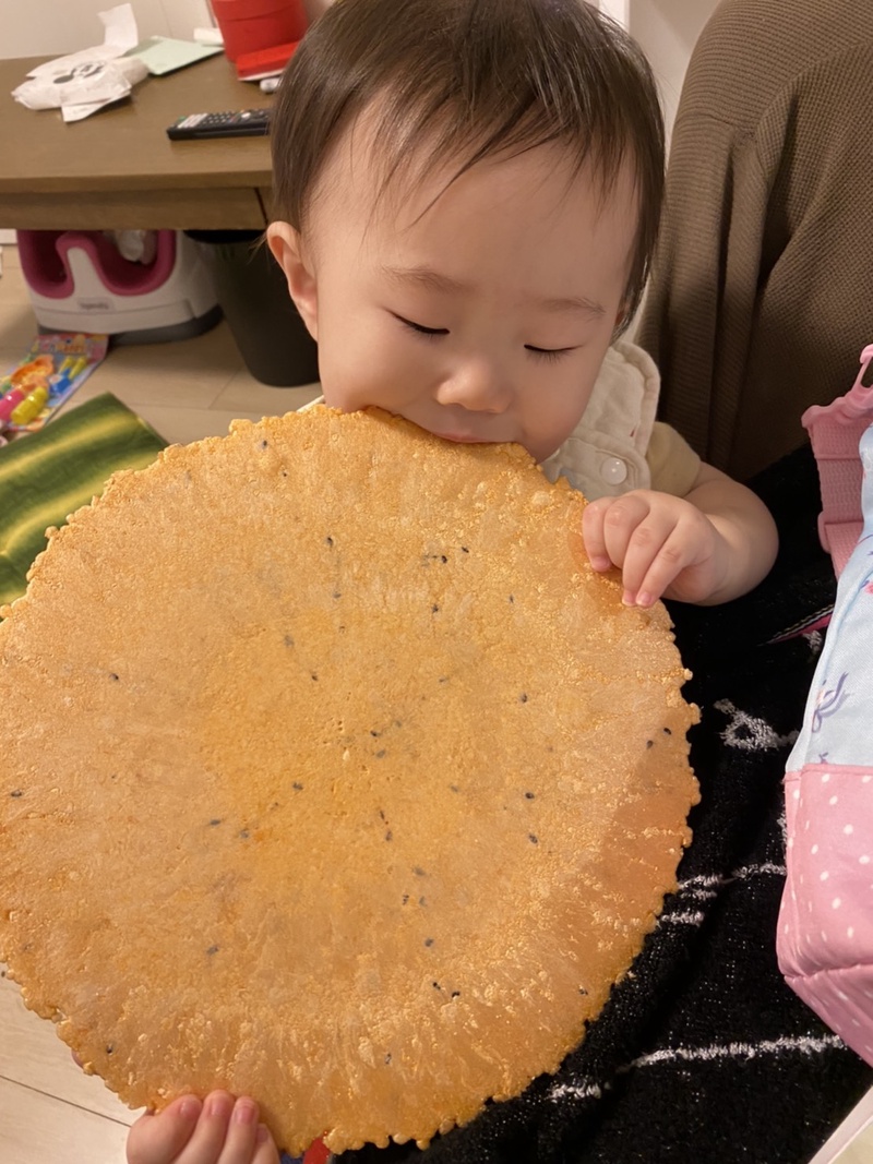 今回、旅することがあり、お土産
購入するため、孫に、えび大判を
買いました。見せたら、めちゃくち...